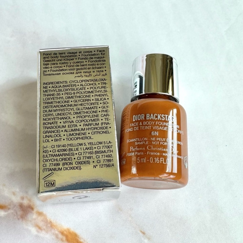 - Dior Backstage Foundation mini bottle shade 6N - Picture 2 of 2